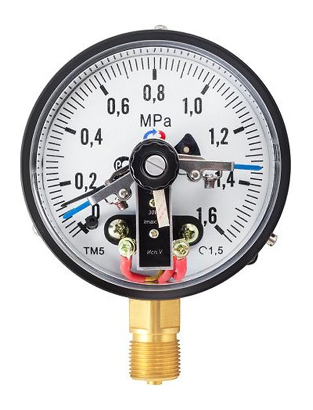 Манометр электроконтактный с повышенной пылевлагозащищенностью – цены ...